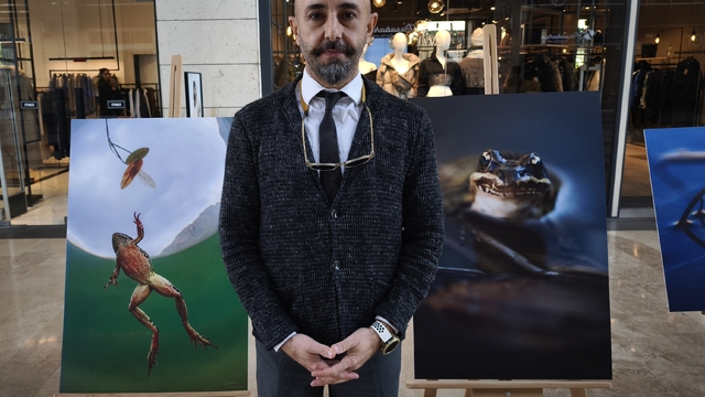 Mersin’de nesli tehlike altındaki ‘Toros kurbağası’ sergisi